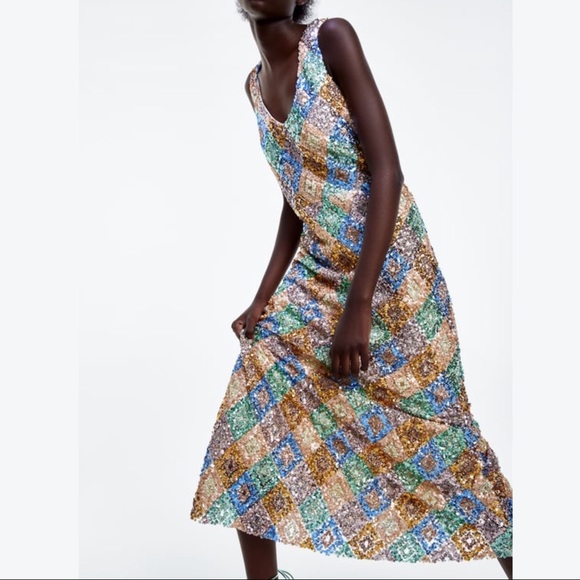 Zara Dresses & Skirts - Zara Limited Edition sequins Dress